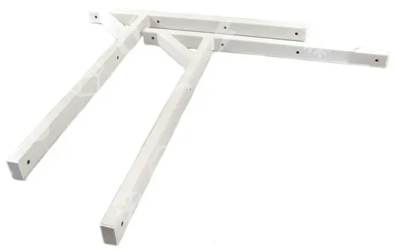 konzole svařovaná L = 800 mm, H = 800 mm, profil 50 x 30 mm, univerzální, nosnost: 140 kg